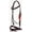 Brown, variant on Horse English Padded Leather Adjustable Flash Bridle Reins Full 803127CNF