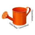 thumbnail image 3 of Metal Watering Can For Outdoor Plants, Galvanized Steel Watering Can With Removable Spout, Perfect Home & Garden Décor Yellow 7.5*7*7.2Cm, 3 of 5