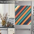 thumbnail image 3 of Yayeee Magnetic Dishwasher Cover for The Front Decoration Home Kitchen Machine Sticker Protector, Retro Stripes, 3 of 6