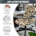 thumbnail image 5 of FKELYI Office Chair Cover Stretch Fabric Computer Chair Slipcover West Cowboy Print Washable Anti-Dust Rotating Chair Protector for Boss Chair Home Decor, Large, 5 of 6