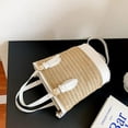 thumbnail image 3 of LinYooLi Women Straw Shoulder Bag Summer Beach Bag Cute Handwoven Hobo Handbag Crossbody Bag Vacation Bag Basket Purse, 3 of 7