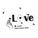 thumbnail image 4 of Reloj de pared acrílico con diseño de amor, sin marco, de 35 pulgadas de largo. Números negros, 4 of 9