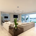 thumbnail image 3 of VONN Tania 39" Height Adjustable ETL Certified Integrated LED Chandelier Silver, 3 of 11