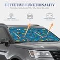 thumbnail image 4 of Naloa Transportations with Buildings 2 Piece Foldable Car Sun Shades, Car Windshield Sunshade, Front Window Sunshade for Car, Truck, SUV - Medium, 4 of 7