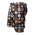 thumbnail image 4 of GrmtClth Men's Halloween print shorts Fun Cartoon Pumpkin Travel Short Pants Loose Multi Zipper Pocket Summer Cargo Shorts Outdoor Fun Beach Clothing Green L, 4 of 5