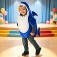 thumbnail image 2 of Bjutir Toddler Kids Romper Jumpsuit Shark 3D Animals Outfit Halloween Cosplay Party Adorable Performance Dress Up Clothes For Boys Girls Size 1-6 Years Blue, 2 of 5