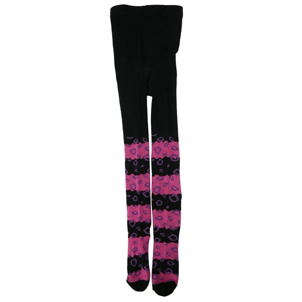 Girls Soft Stripe Leggings | Hot Pink