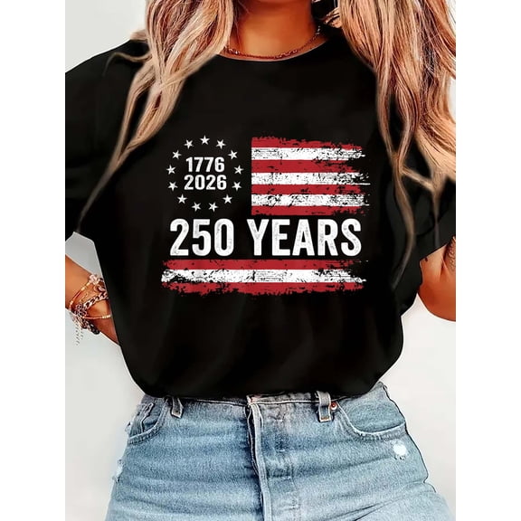 250 Years America Anniversary 250th Independence Day Freedom T-Shirt