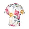 thumbnail image 3 of Bixox Men's Hawaiian Shirts Men's Colorful Flowers Print Short-Sleeve Shirt-Large, 3 of 8