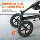 thumbnail image 4 of VEVOR Scooter de rodilla Andador de rodilla orientable de aluminio Scooter de recuperación plegable 350LB, 4 of 9