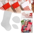 thumbnail image 4 of PVC Christmas Stocking DIY Template Set for Handmade Holiday Decor, 4 of 8