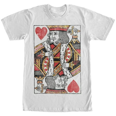 Men's Distressed King of Hearts T-Shirt