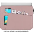 thumbnail image 3 of Laptop Sleeve Case 15.6 inch, Durable Shockproof Protective Computer Carrying Cover with Front Pocket, Briefcase Handbags Laptop Sleeve Bag for 15.6 inch HP, Dell, Acer, Asus, Notebook, Pink, 3 of 14