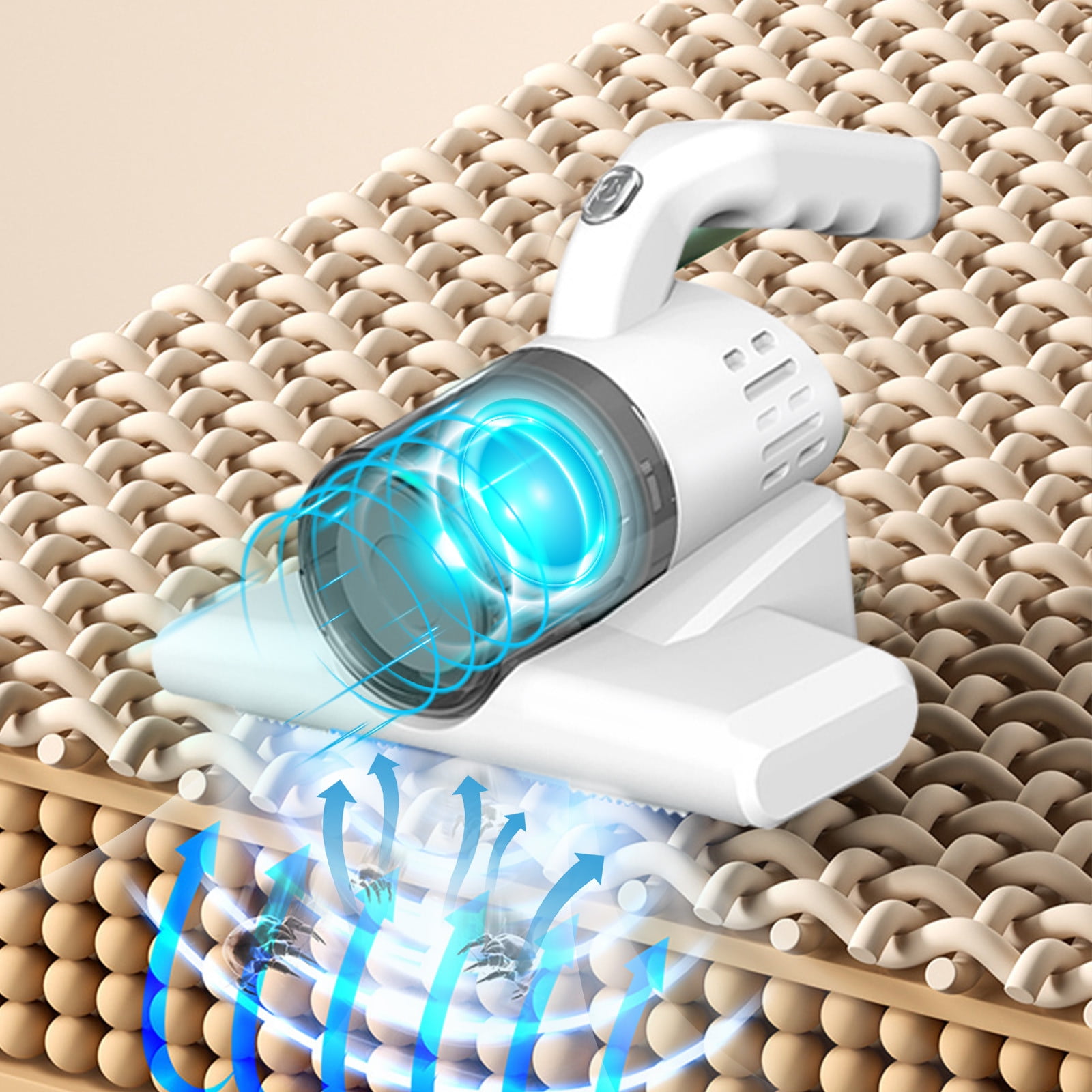 Bed Vacuum Cleaner, 8000pa Powerful Vacuum Cleaner, Handheld Cordless Vacuum Cleaner, USB Charging, for Bed, Mattress, Pillows, Carpets, Sofas