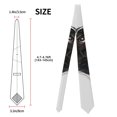 thumbnail image 2 of Fotbe Black And White Boston Terrier Corbata Clásica para Hombre con Estampado – Corbata de Seda Jacquard Tejida, para Negocios, Bodas y Eventos Formales, 2 of 7