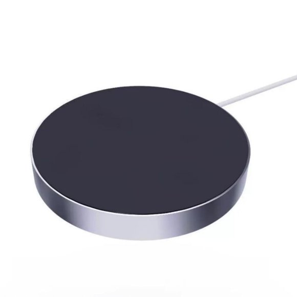 10W Fast Wireless Charger for Thick Desks, Under-Table Hidden Embedded Design, 20mm Charging Distance, No Drilling Required, Compatible with Most Fast Charge Phones, Black (Model T10) - Compact 90mm