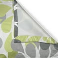 thumbnail image 3 of Ambesonne Floral Kitchen Curtains, Swirling Effect Drop Petals, 55"x39", Apple Green and Grey, 3 of 3