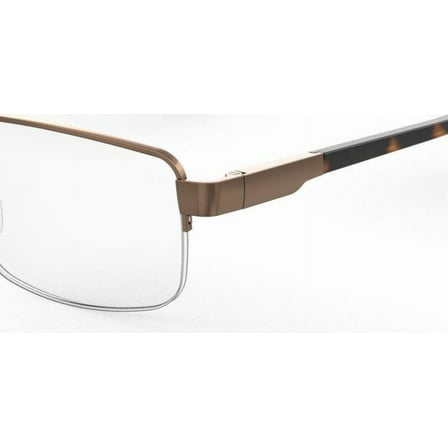 Elasta E 3126 0TUI 00 Men's Light Brown Half Rim Frame Eyeglasses