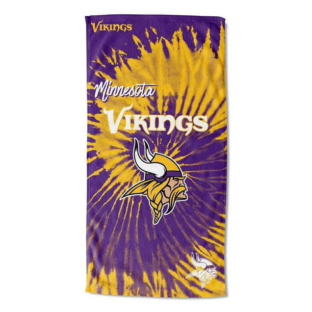 Toalla de playa Northwest Minnesota Vikings 76x152 cm Psychedelic