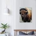 thumbnail image 3 of Nawypu  Canvas Print Wall Art Set Yellowstone National Park Grasslands Bison Animals Wildlife Photography Modern Art Rustic Scenic Nature Chic Colorful for Living Room, Bedroom - 16x20 inch, 3 of 4