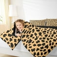 thumbnail image 4 of jejeloiu Abstract Leopard Full Comforter Set (3-Piece) Farm Cow Ultra Soft Reversible Decor For Girls Kids, 4 of 8