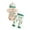 Z03-Light Green, variant on Staki Baby Boy Summer Romper Pants Hat Set Newborn Baby Boy Clothes Preemie Infant Pants Set Outfits 3 Pcs 0-18M(Beige,0-3 Months)