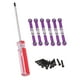 thumbnail image 5 of 6pc RC Steer Servo Pull Manillar 4,5 cm con destornillador rojo para camiones 959 A949 1/18 Púrpura, 5 of 5