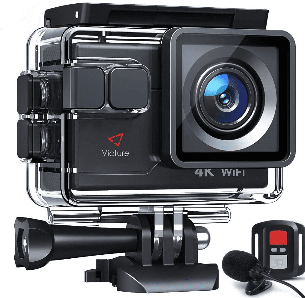 4K Waterproof Action Camera, Doosl 30FPS Underwater Camera 170 