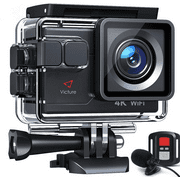 Victure AC700 4K Action Camera 20MP Waterproof Camera, Remote Control Sport Camera, Slow Motion, 170° Wide Angle Sports Cam W/Gopro Compatible Accessories - Best Reviews Guide