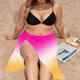thumbnail image 5 of Mujeres Playa Cover-Ups Sarong con Correa Ajustable Y Transparente Drapeado, Blanco Flujo Resort Desgaste para la Piscina Y las Vacaciones, 5 of 9