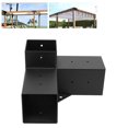 thumbnail image 1 of Pergola Brackets, Woodworks Pergola Kit Right Angle Corner Bracket Woodworks DIY Post Base Kit, Gazebo Bracket Gazebo Post Bracket for Pergola Wood Post, DIY Pergola Hardware Kit, 1 of 7