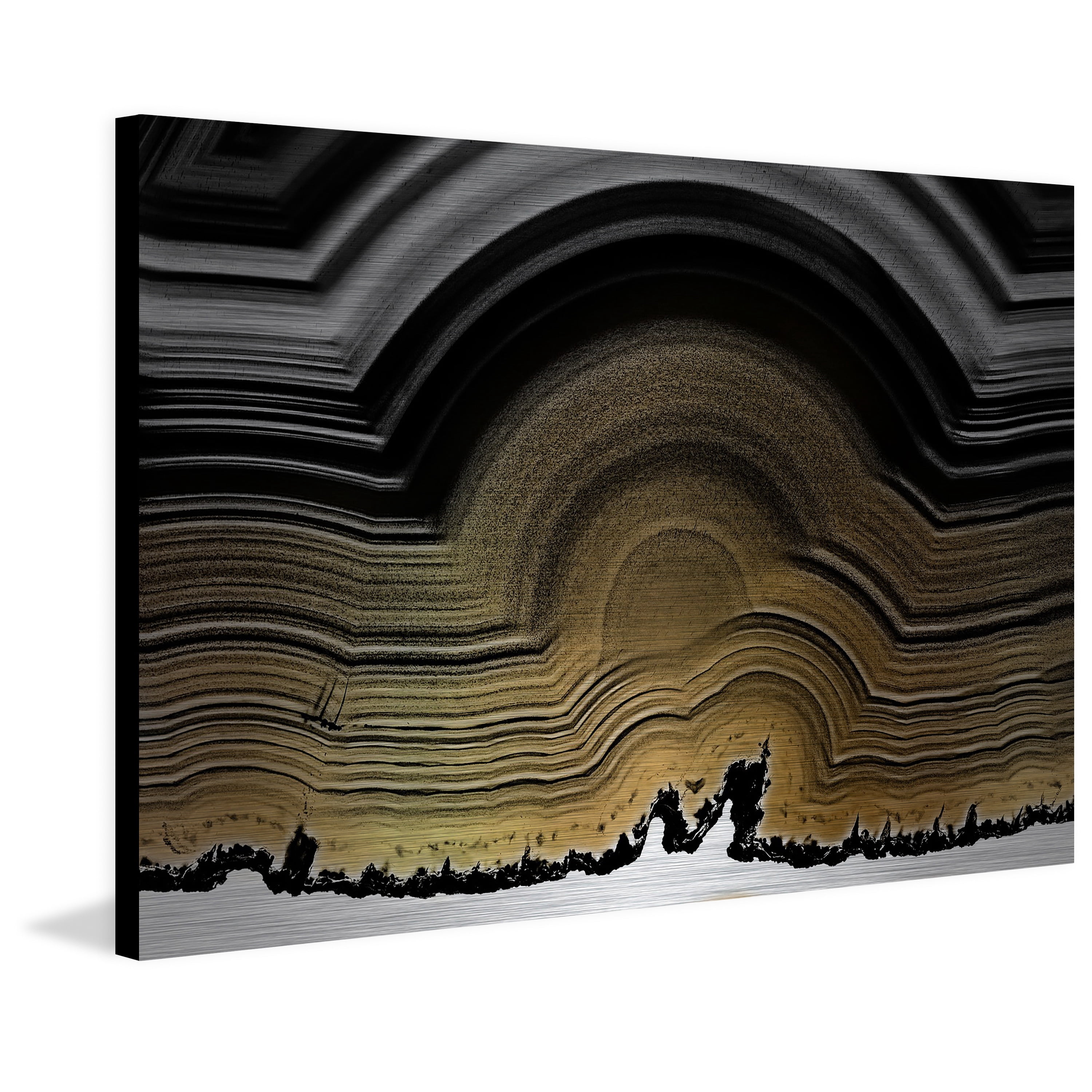 Marmont Hill "Ornate Structure" Painting Print on Brushed Aluminum