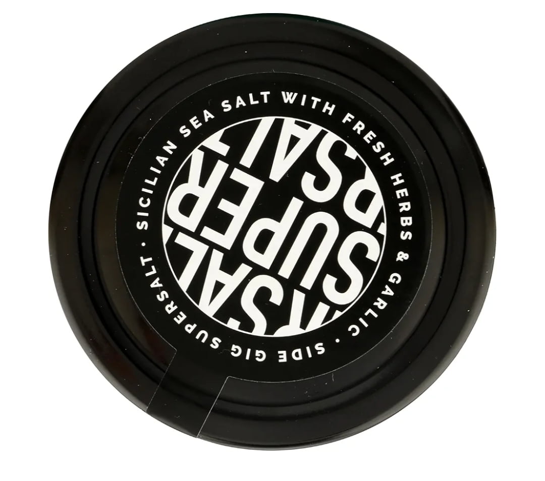 Side Gig Super Salt Sicilian Sea Salt with Fresh Herbs & Garlic 7.8 oz