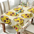 thumbnail image 4 of Dreamtimes Halloween Skull Tablecloth, Waterproof Washable Polyester Square Table Cover, Durable Tablecloth for Kitchen Dining Table Party Decor ( 60"x 108"), 4 of 7