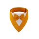 thumbnail image 1 of Xiao Hua Bandana para perro (1 unidad), ligera, de secado rápido, de mezcla de poliéster, con diseño triangular, ajustable, para perros medianos y grandes, cachorros y mascotas, regalo, L, naranja, 1 of 3