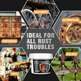 thumbnail image 5 of 36oz 2-in-1 Rust Converter  & Metal Primer, Black Water-Based Rust Reformer, Ultra Rust Inhibitor & Heat Resistant Anti- Coating for Automotive Chassis, Marine, Railings & Fences, 5 of 6