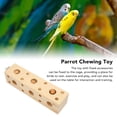 thumbnail image 4 of Engaging Bird Wooden Block Bird Wooden Block Chewing Wood Block Chewing Toy For Beak Exercise Toys Parakeets Puzzle Foraging Training Toys Shredding Biting Wood Toy, 4 of 8