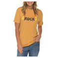 thumbnail image 3 of Plus Size Rock Lightning Bolts Graphic Design Vintage Crewneck Tee - Vintage Mustard XL, 3 of 4