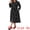 Black, variant on DARING DIVA Women's Plus Womens Polo Long Sleeve Midi Dress Casual Work 2X Beige