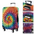 thumbnail image 5 of Colorful Tie Dye Pattern Luggage Cover Fashion Suitcase Cover Baggage Covers Fit 25-28 Inch Luggage (Go Travel), 5 of 5