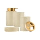 thumbnail image 3 of Juego de 4 Accesorios de Baño Macarena Cerámica Moderno Caqui, 3 of 8