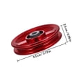 thumbnail image 2 of KONTONTY 2 Pcs Poulie de Musculation pour Gym à Domicile avec Construction en Alliage d'Aluminium et Forme Ronde, 2 of 7