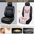 thumbnail image 5 of Eheartsgir Butterfly Floral Print Quilted Car Front Seat Covers, All Season Comfort Polyester Fabric Car Seat Covers 2 Pack Breathable Car Seat Protectors for Universal Fit, 5 of 7