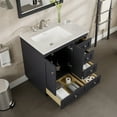 thumbnail image 5 of Eviva Acclaim C. 30" Transitional Dark Grey Bathroom Vanity, 5 of 8
