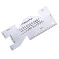 thumbnail image 5 of Moyic Regla de retales de costura DIY, regla de medición de costura Manual de aleación de aluminio, herramienta de medición de costura y acolchado Tela de costura y artesanía Escribe un Moyic HA2036-01B, 5 of 5