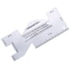 thumbnail image 5 of Advancent DIY costura regla aleación de aluminio costura tejer acolchado confección herramienta de calibre de medición Type2 NO2, 5 of 6