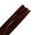 thumbnail image 3 of 100pcs John Bead Pipe Cleaners 12in Brown 6mm Fluffy Chenille Stems for Art School Craft Supplies Decorations, 3 of 4