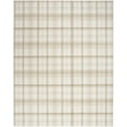 thumbnail image 2 of Nourison Grafix Plaid Ivory Beige 7'10" x 9'10" Area Rug (8x10), 2 of 8