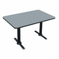 thumbnail image 2 of Correll, Inc. Rectangular Bar and Caf  Table with T-Bases and Columns, 2 of 6