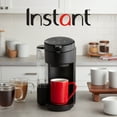 Instant Solo Café 2in1 Single Serve Coffee Maker for KCup Pods and Ground Coffee, Black